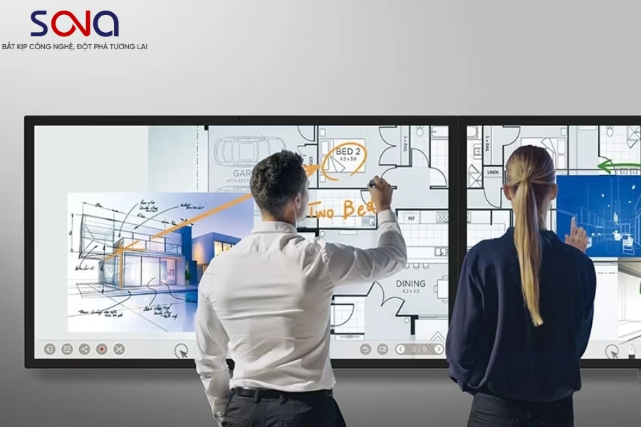 Sona cung cấp màn hình tương tác Phường Long Biên giá tốt, hỗ trợ tận nơi