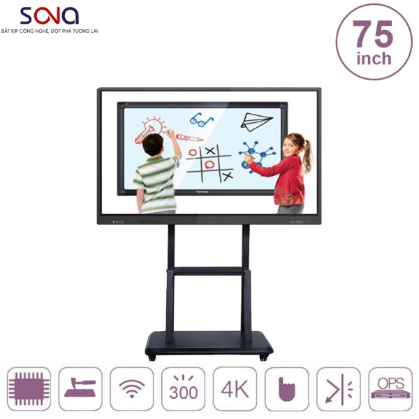 màn hình tương tác 75 inch