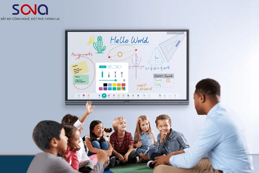Màn hình tương tác Panasonic: Giải pháp hiển thị thông minh bền bỉ Nhật Bản 