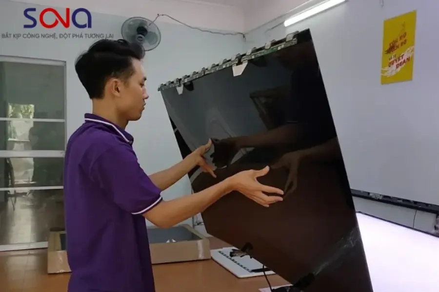 Màn hình tương tác tại Phường Long Biên