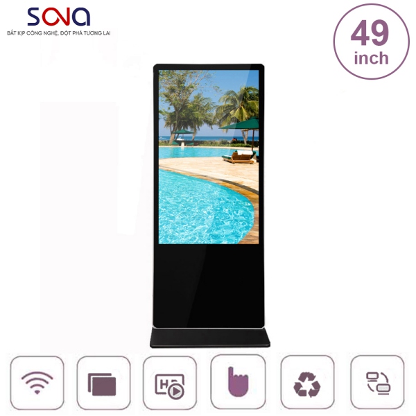 Màn hình quảng cáo chân đứng 49 inch