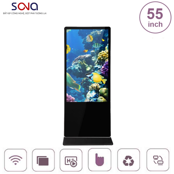 Màn hình quảng cáo chân đứng 55 inch