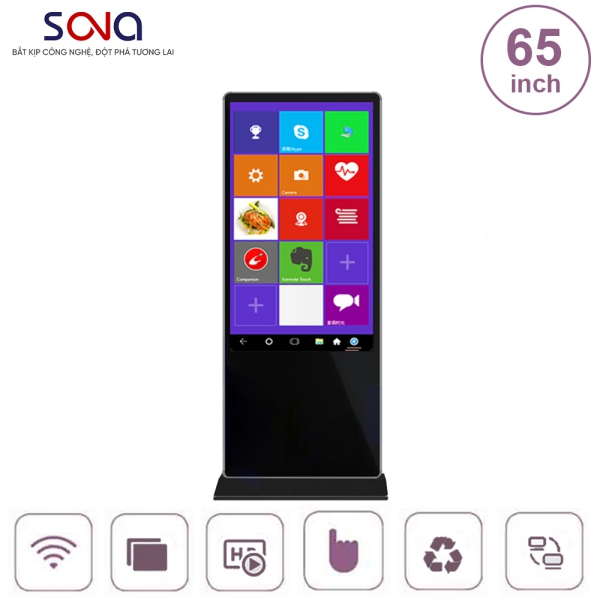 Màn hình quảng cáo chân đứng 65 inch